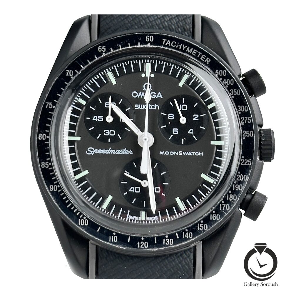 ساعت اسپرت امگا سواچ مشکی omegaswatch-so31b100