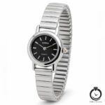 ساعت زنانه کاسیو نقره ای مشکی casio-3291-ws-b