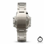 ساعت مردانه کاسیو نقره ای سرمه ای casio-5574-ms-n