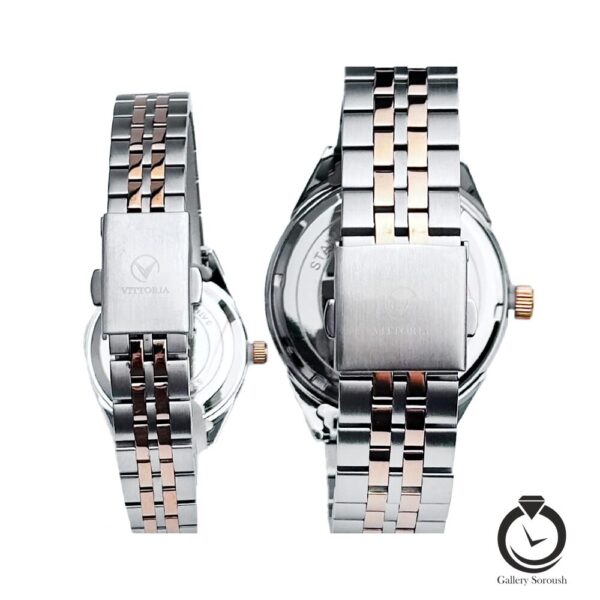 ست ساعت زنانه و مردانه ویتوریا VITTORIA 3373-74-sg-s