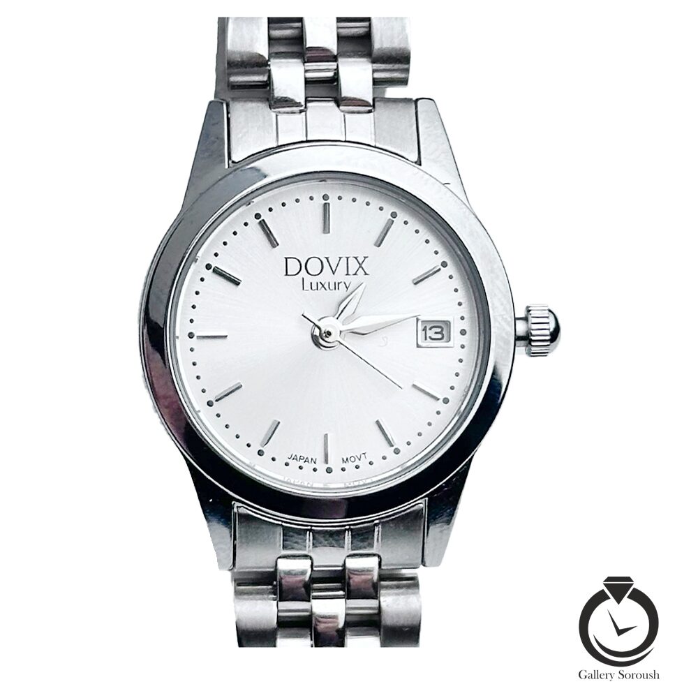 ساعت زنانه داویکس نقره ای سیلور dovix-241014-1