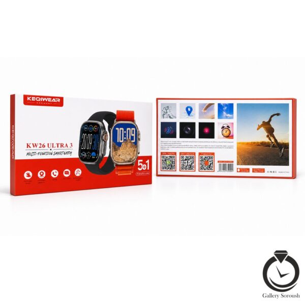 ساعت هوشمند سری 10 الترا 3   KW26 ULTRA3-B