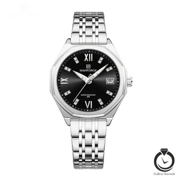 ساعت زنانه نیوی فورس NAVIFORCE 5052-ws-b