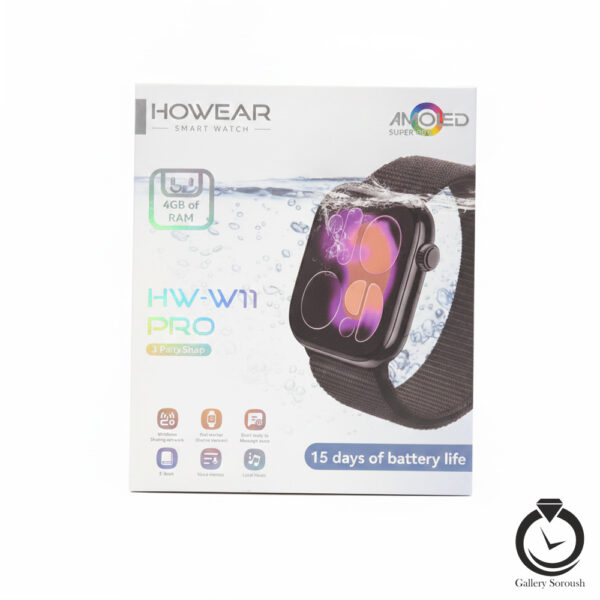 ساعت هوشمند سری 11  HOWEAR HW-W11PRO-B