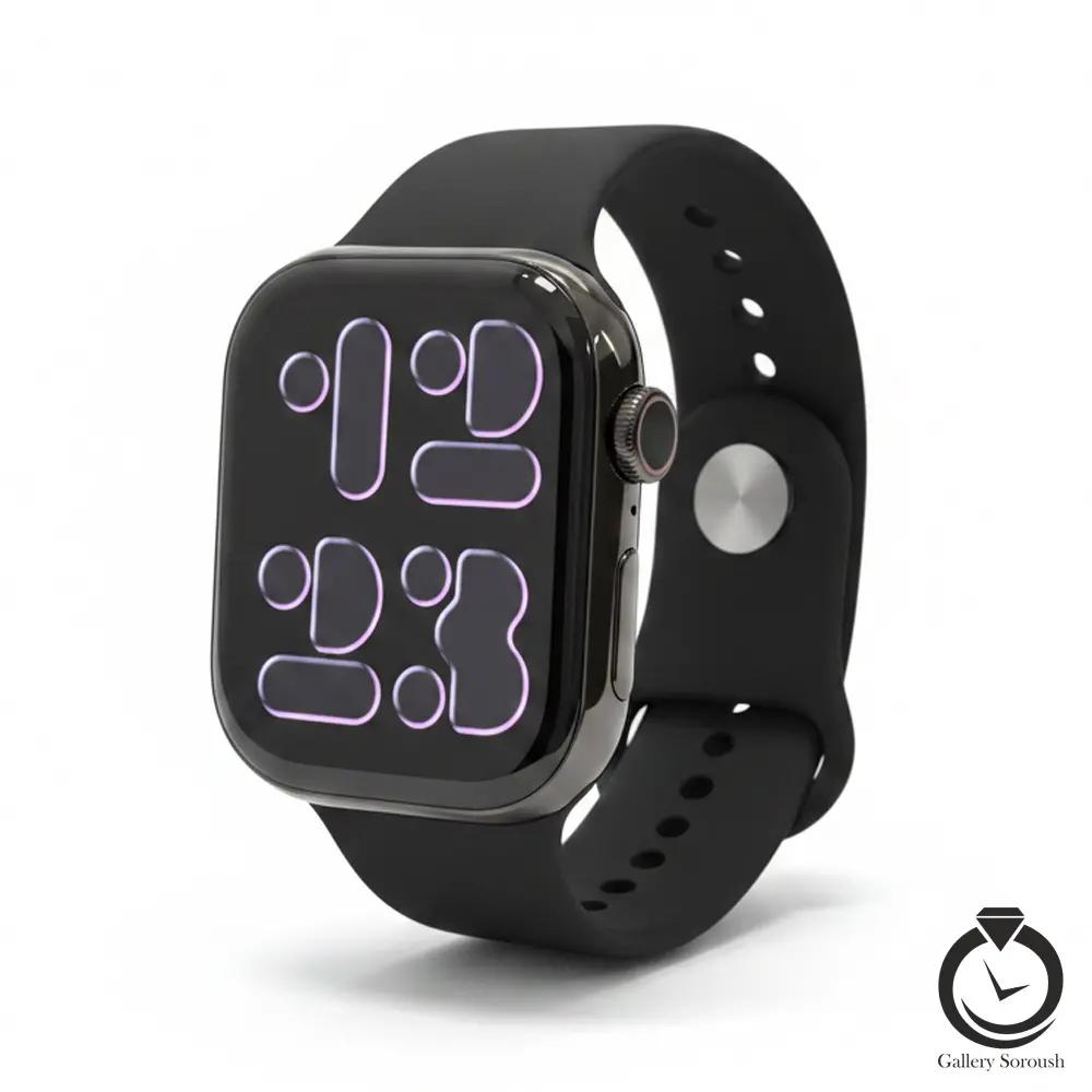 ساعت هوشمند مشکی smart-hw-w11pro-b