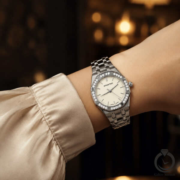 ساعت زنانه اودمار پیگه Audemars Pigue 7171-ws-w