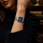 ساعت زنانه کاسیو نقره ای سرمه ای casio-2657-ws-n