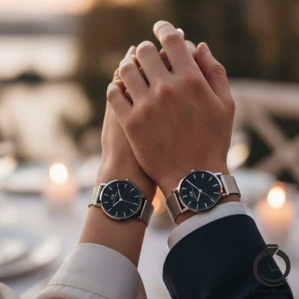 ست ساعت زنانه و مردانه دنیل ولینگتون Daniel Wellington 51101-sb