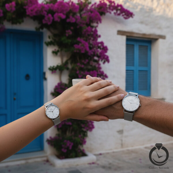 ست ساعت زنانه و مردانه دنیل ولینگتون Daniel Wellington 51101-sw
