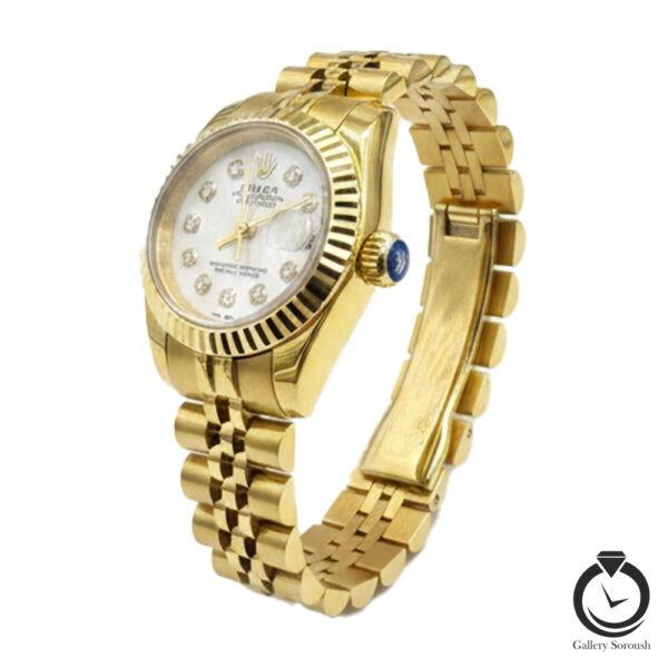 ساعت زنانه رولکس دیت جاست  Rolex datejust 1012s-wg-w 28m