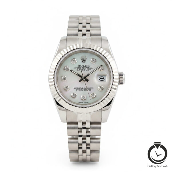 ساعت زنانه رولکس دیت جاست  Rolex datejust 1012s-ws-w 28m