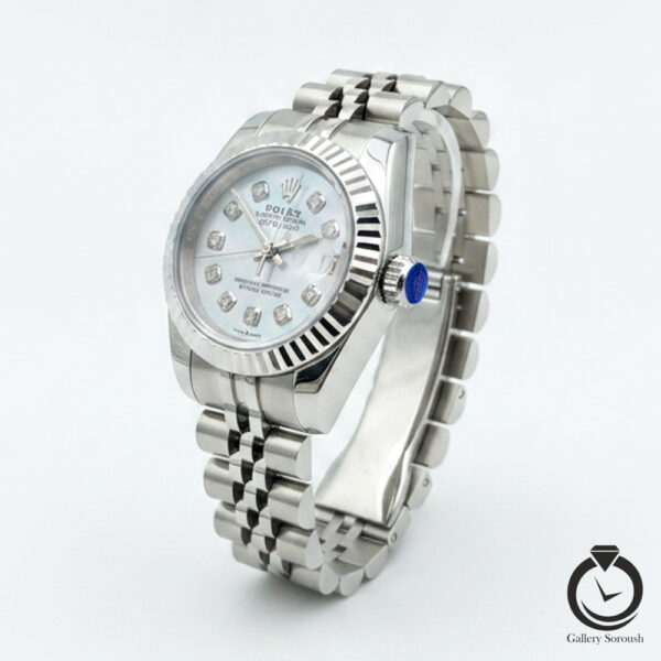 ساعت زنانه رولکس دیت جاست  Rolex datejust 1012s-ws-w 28m