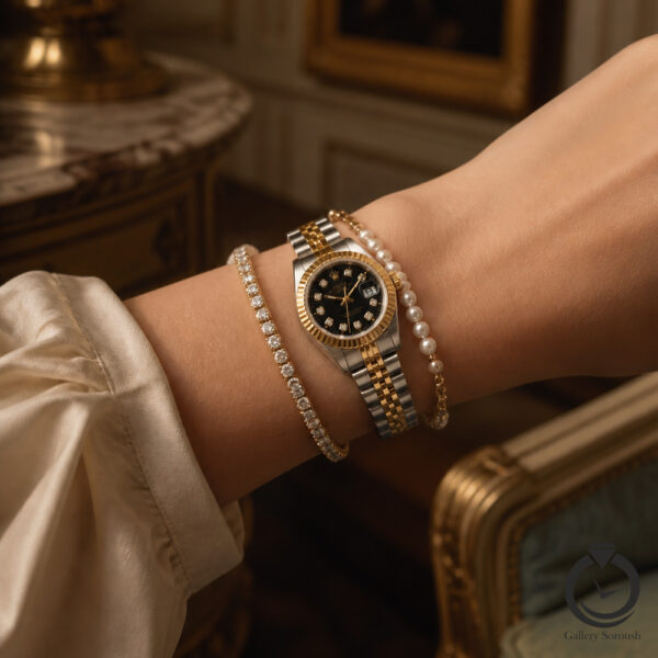 ساعت زنانه رولکس دیت جاست Rolex datejust 1012s-wsg-b 28m