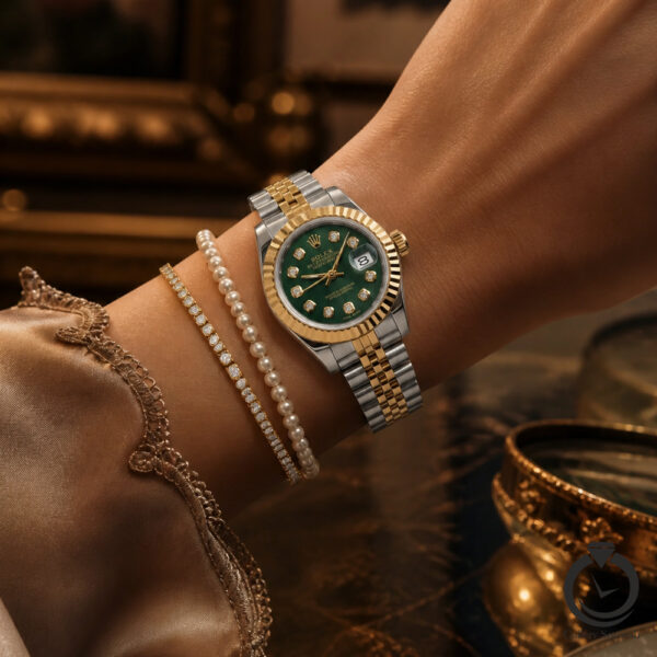 ساعت زنانه رولکس دیت جاست  Rolex datejust 1012s-wsg-g 28m