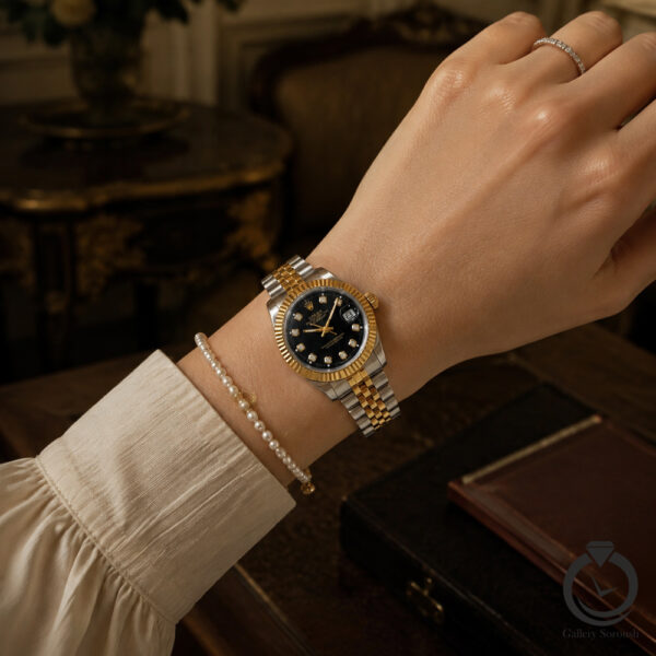 ساعت زنانه رولکس دیت جاست Rolex datejust 1013m-wsg-b 34m