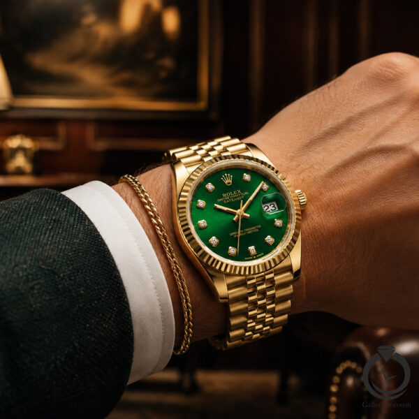 ساعت مردانه رولکس دیت جاست Rolex datejust 1014l-wg-g 40m