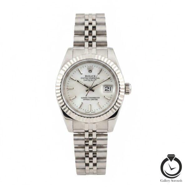 ساعت زنانه رولکس دیت جاست  Rolex datejust 1022s-ws-w 28m