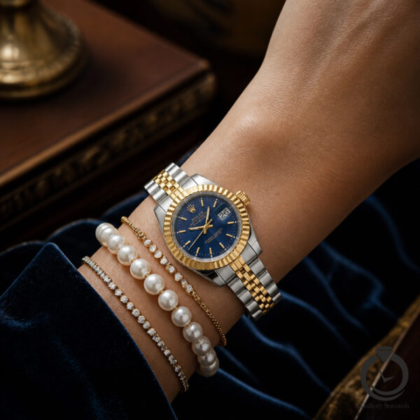 ساعت زنانه رولکس دیت جاست  Rolex datejust 1022s-wsg-n 28m
