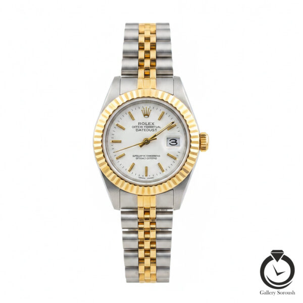 ساعت زنانه رولکس دیت جاست  Rolex datejust 1022s-wsg-w 28m