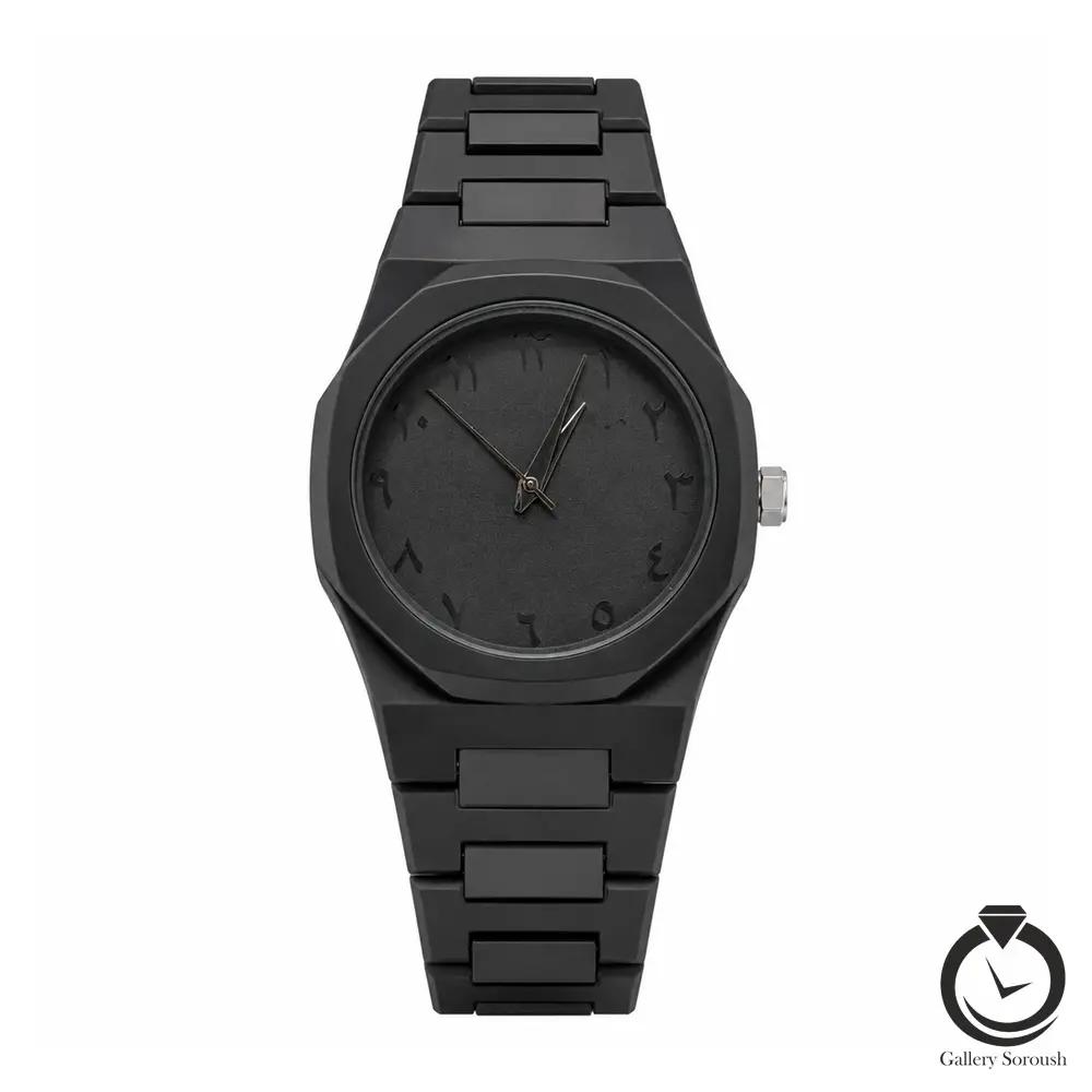 ساعت اسپرت کرین مشکی carbon-701-b