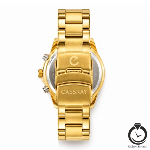 ساعت مردانه سه موتور کسا ری CASSRAY 3323-mg-g