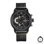ساعت مردانه نیوی فورس مشکی خاکستری naviforce-9068-mb-bgr