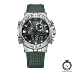ساعت مردانه نیوی فورس سبز نقره ای سبز naviforce-9219-mg-sg