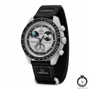 ساعت اسپرت امگا سواچ مشکی طوسی omegaswatch-so33b107