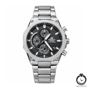 ساعت مردانه ادیفایس نقره ای مشکی casio-edifice-6116-ms-b