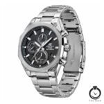 ساعت مردانه ادیفایس نقره ای مشکی casio-edifice-6116-ms-b