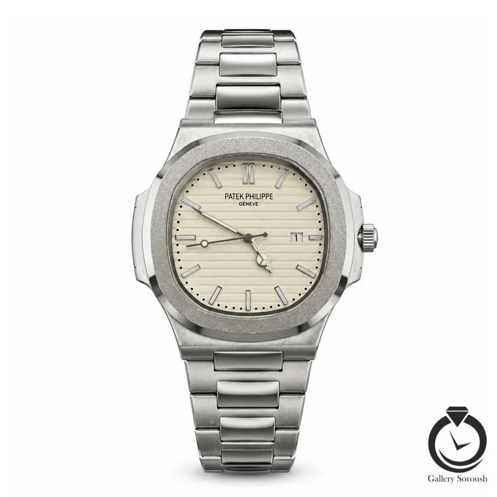 ساعت مردانه پتک فیلیپ نقره ای سفید patekphilippe-92003-ms-w